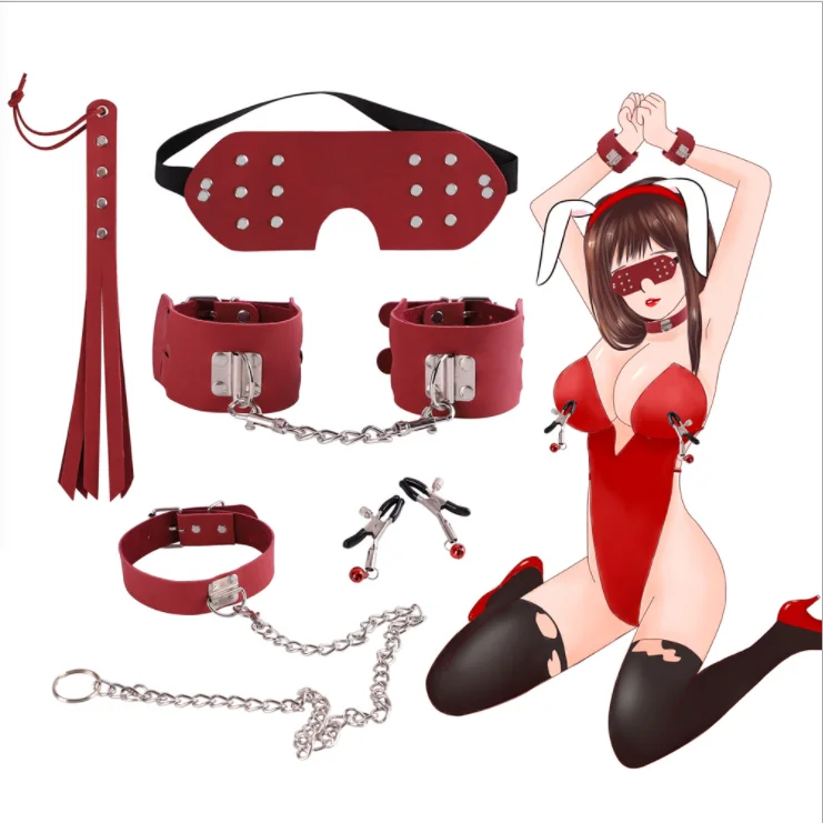 BDSM 5 Set Sex Bondage Strap Kit Slave Game Fetish Bondage Sex Toy Bondage Fetish