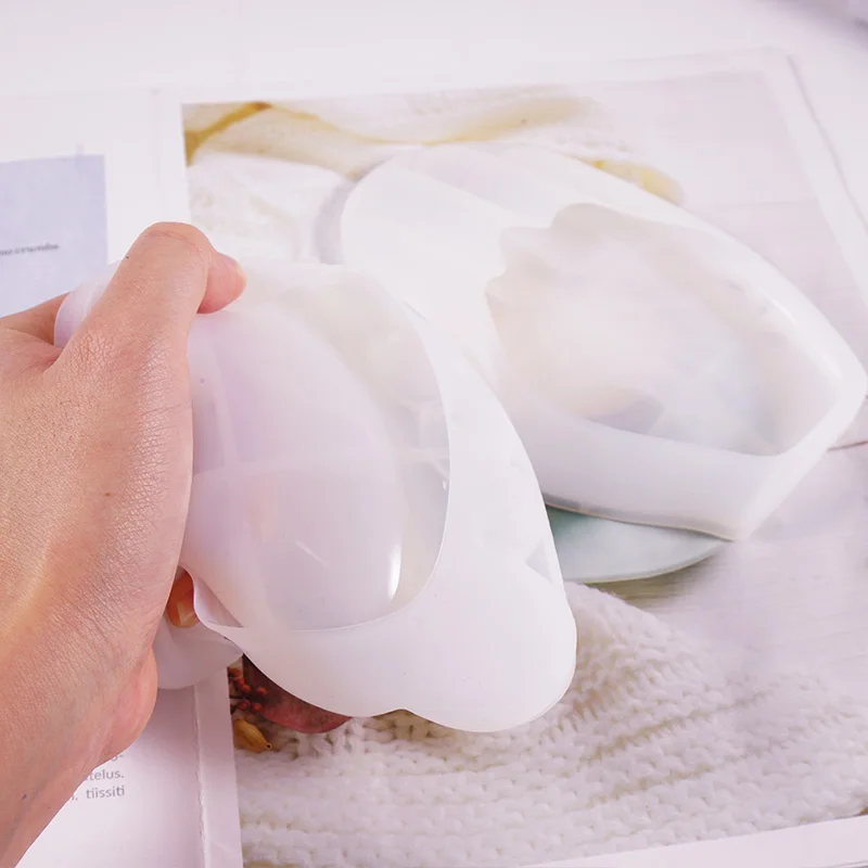 DIY Palms and Feet Shape  Silicone Resin Mold, Crystal Epoxy Mold Storage Box,Ashtray Silicone Mold for Home Decor