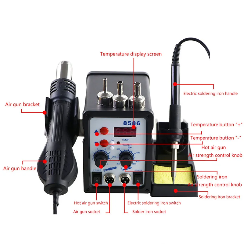 Professional Customization Soldering And Desoldering Station c210 Soldering Station 70 Watt Digital Soldering Station