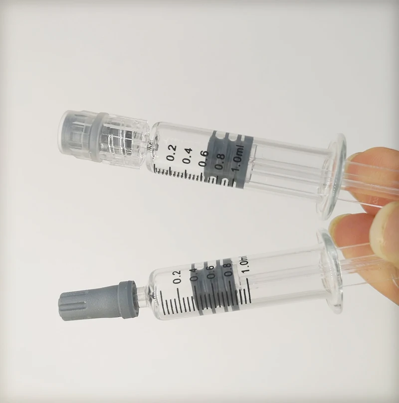 
Prefilled leak proof borosilicate glass syringe 1ml oil tank for storage airtight syringe luer lock head injector for oil 