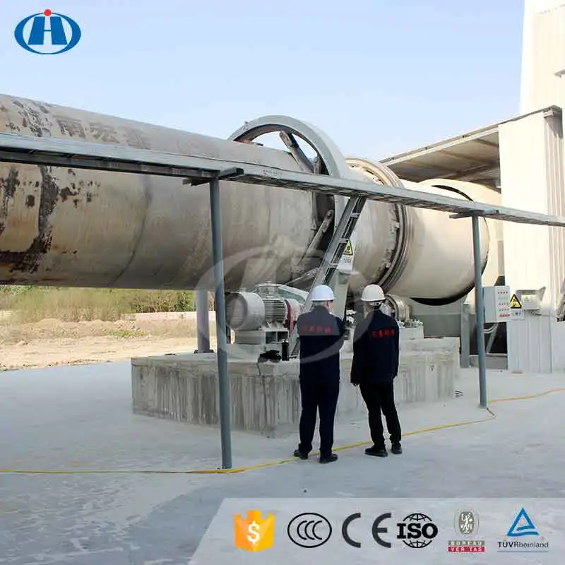China Small Scale Construction Cement Plant Calcination Rotary Kiln