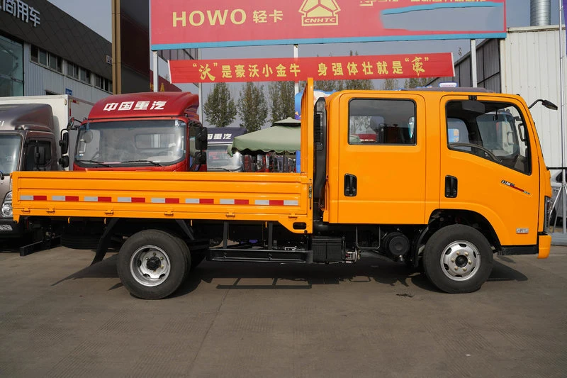 China brand FAW Diesel cargo truck 4x2 double cabin