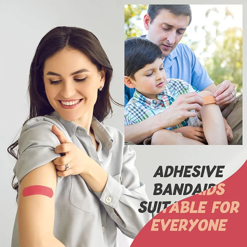 Eco Friendly Band Aid Band-Aid Machine  Metal Tin Blue Detectable Custom Band Aid For Kids