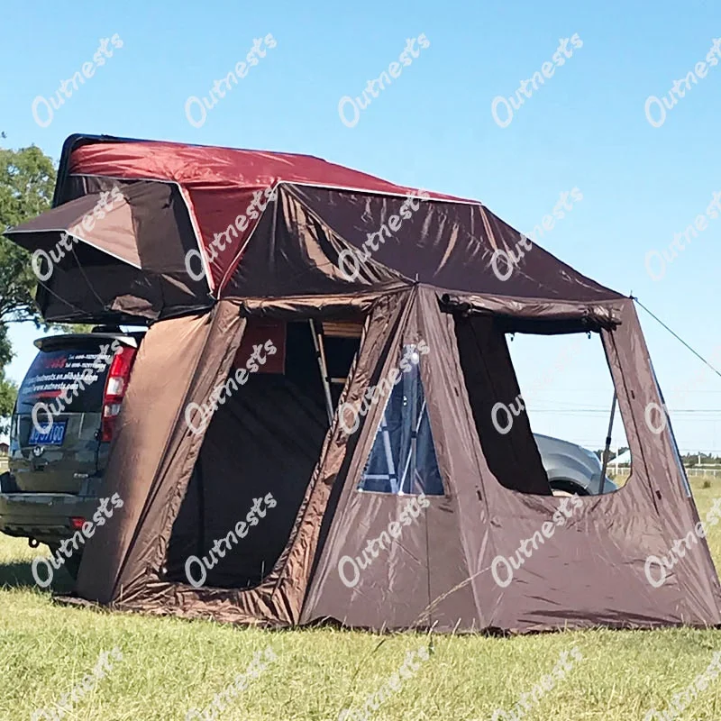 Легкая установка на 2-3 человек, воздушный поддерживаемый жесткий корпус, автомобильная крыша, палатка с полкой