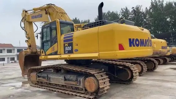 Большой экскаватор komatsu pc500 от популярного бренда б/у 50 55 тонн гидравлический гусеничный ПК 500 долгосрочный партнер pc500lc pc550 pc550lc
