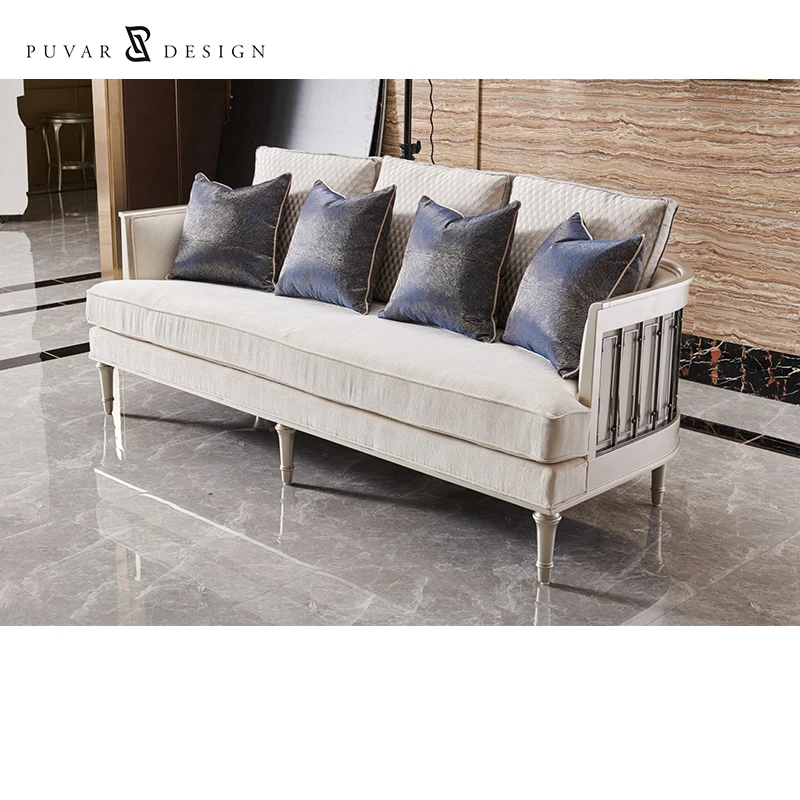 European Modern Home Luxury Villa Hotel Fabric Design Sectional Living Room Furniture Sofa Set