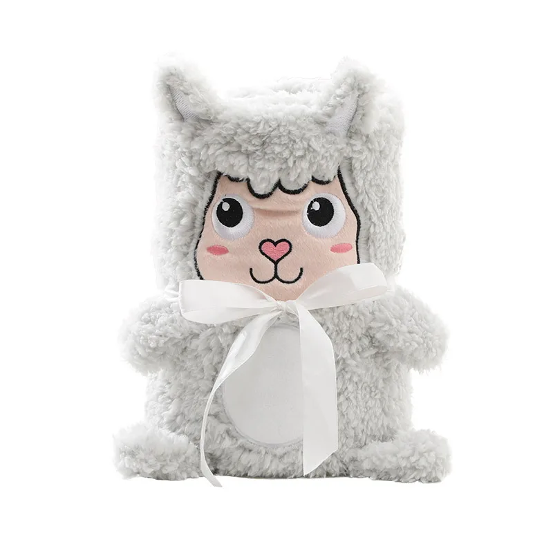 Cute Animal Soft Plush Baby Flannel Fleece Blankets For Newborn
