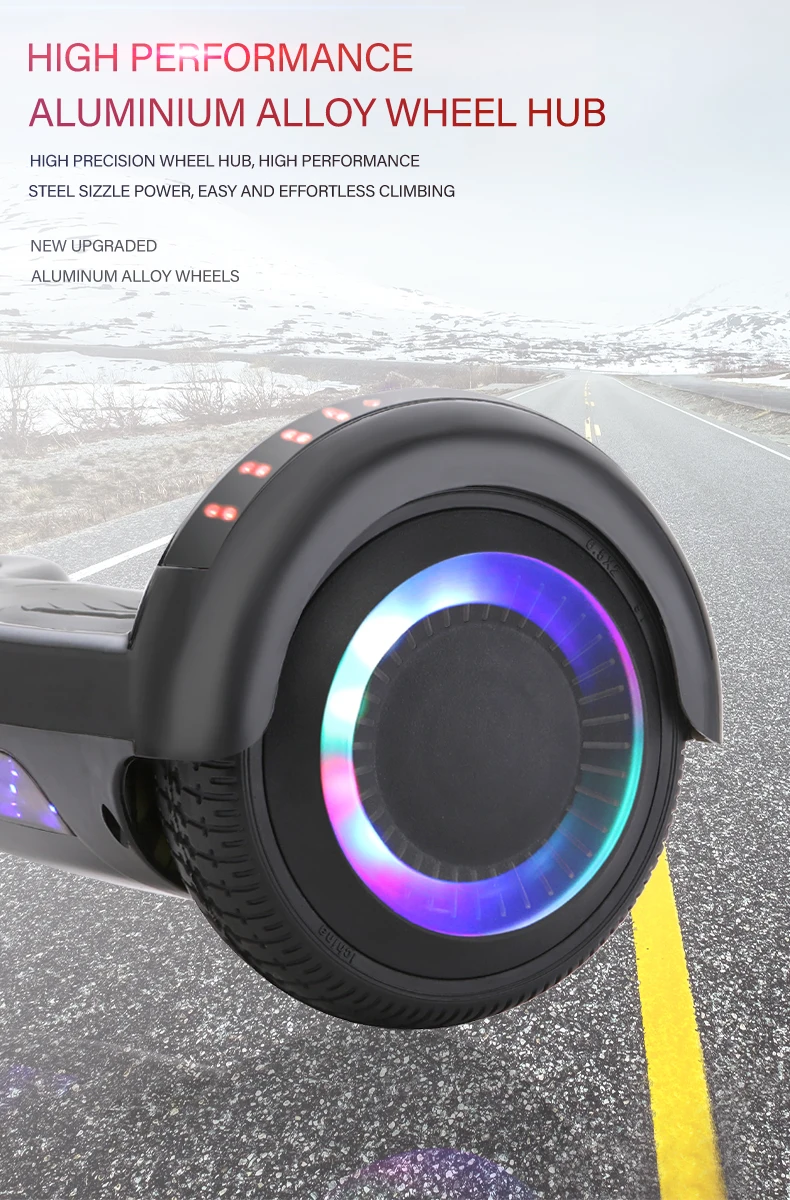 Cheapest 6.5 inch hoverboard UL-2272 tested self balancing scooter 2 power wheel Europe country free shipping