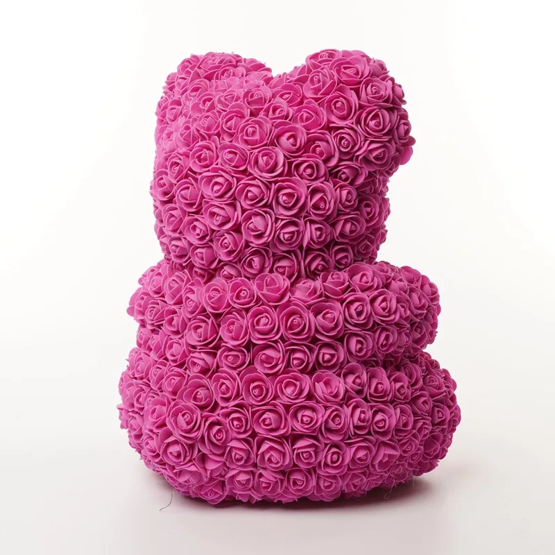2021 New Year gift rose bear 40 cm decoration 25 cm teddy bear for Children