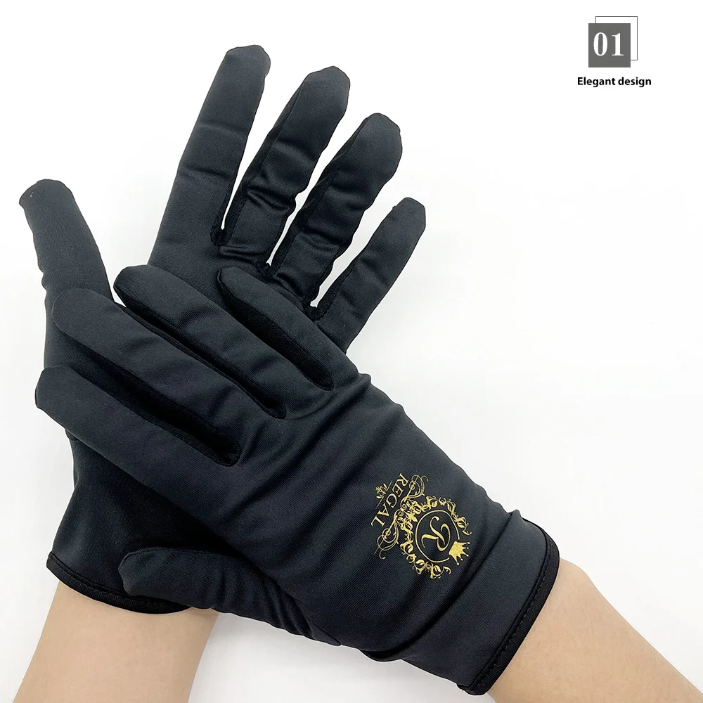 Microfiber gloves Microfiber Cleaning Jewelry Silver nylon Gloves For Jewelry
