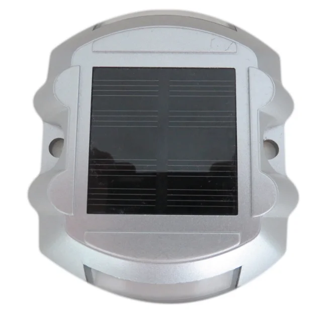 Led Aluminium solar road stud flashing light