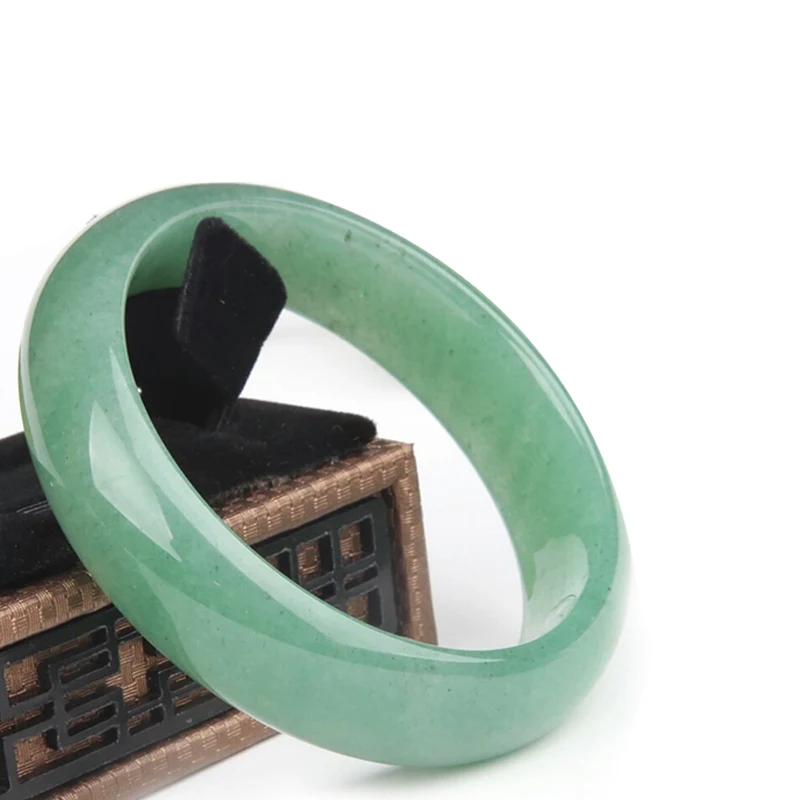 Certificated Natural Green Jadeite Jade Stone Bangle Bracelet Handmade High Quality Jade Bangle