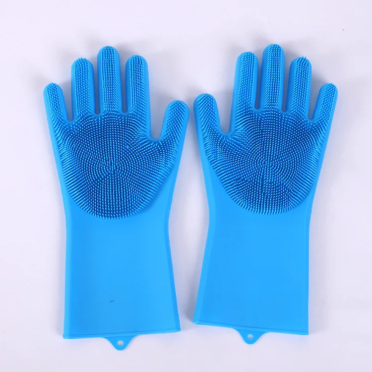 Factory Wholesale Plastic Silicone Multicolor Household Rubber Gloves, Hot Selling Kitchen Supplies China Rubber Gloves
