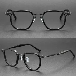 Titanium Acetate Optical Mens Glasses Stook Spectacles Reading Eye Glasses New Model Eyewear Frame Glasses R Eyeglasses