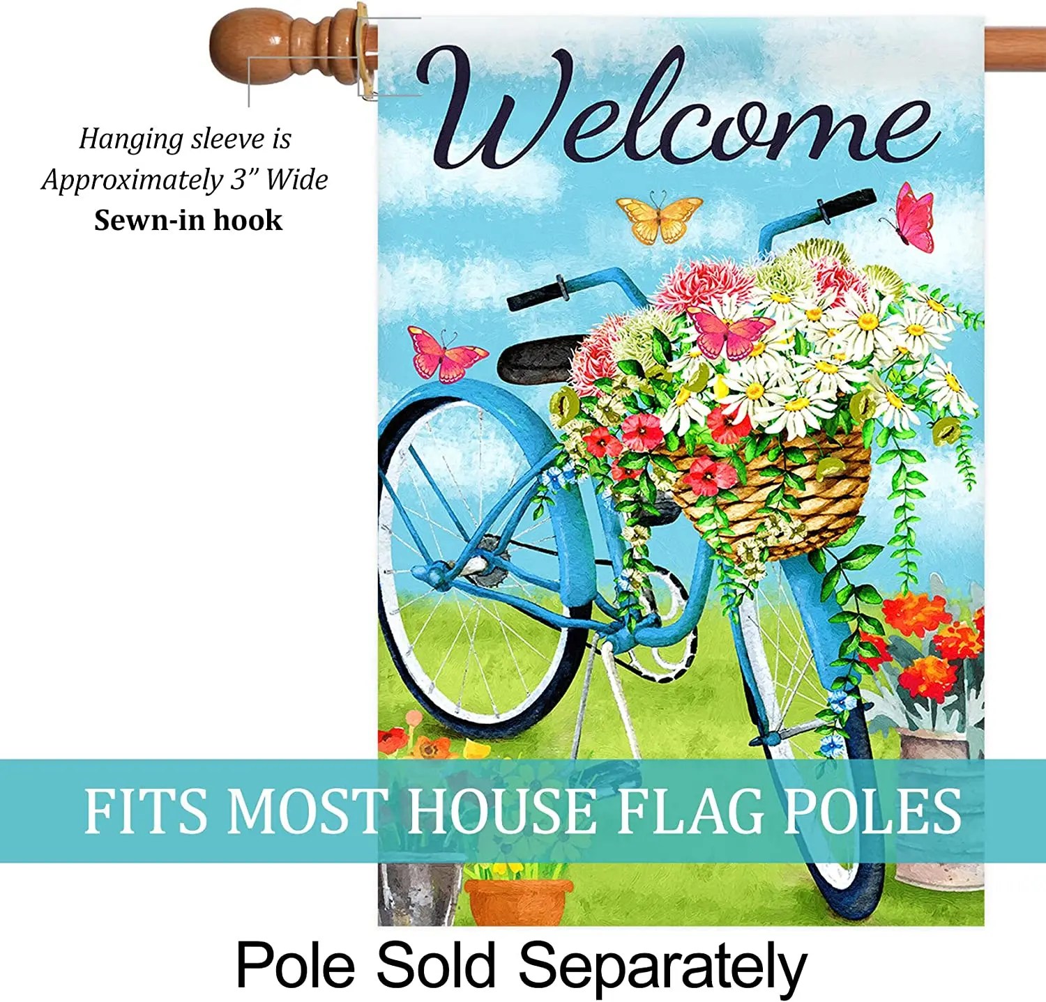 Show Your Love for Spring with Customizable Garden Flags