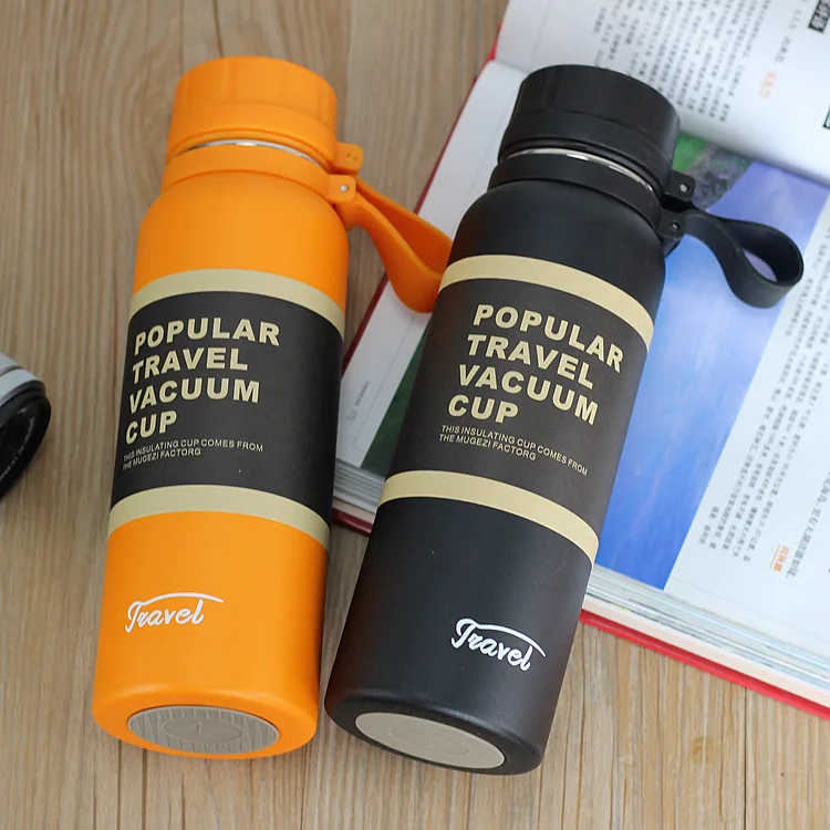 650/850/1100ml Stainless Steel Thermal Water Bottle Double Wall Vacuum Flask Sport Cup Large Capacity Travel Thermos Kettle