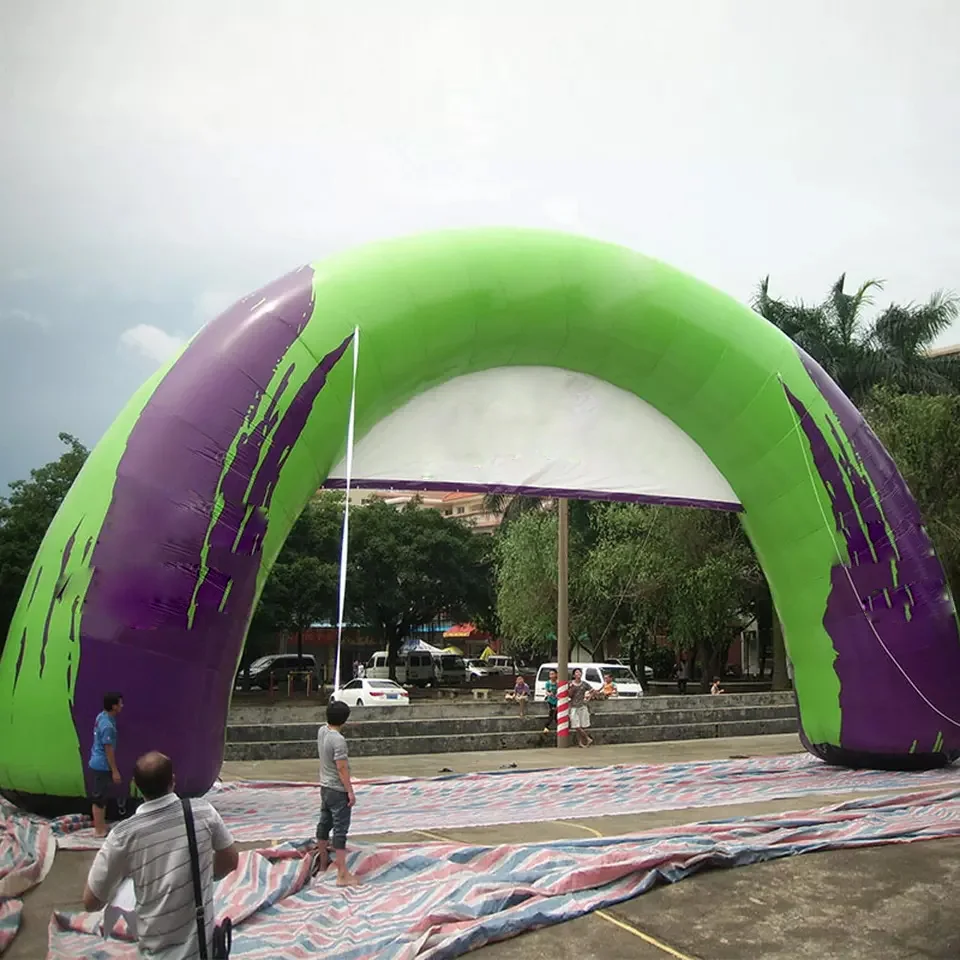 Custom inflatable race arch for advertising