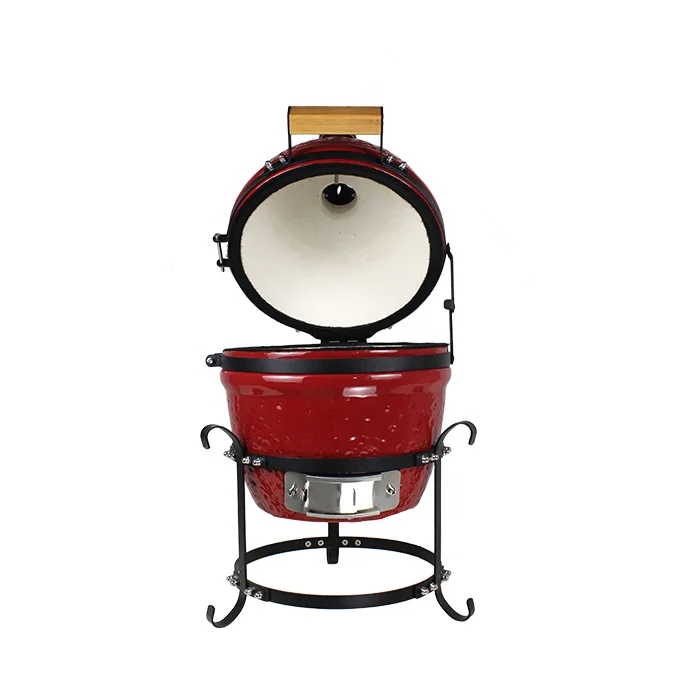 Auplex Outdoor Garden Ceramic barbecue Charcoal Mini 13 Inch Kamado Grill