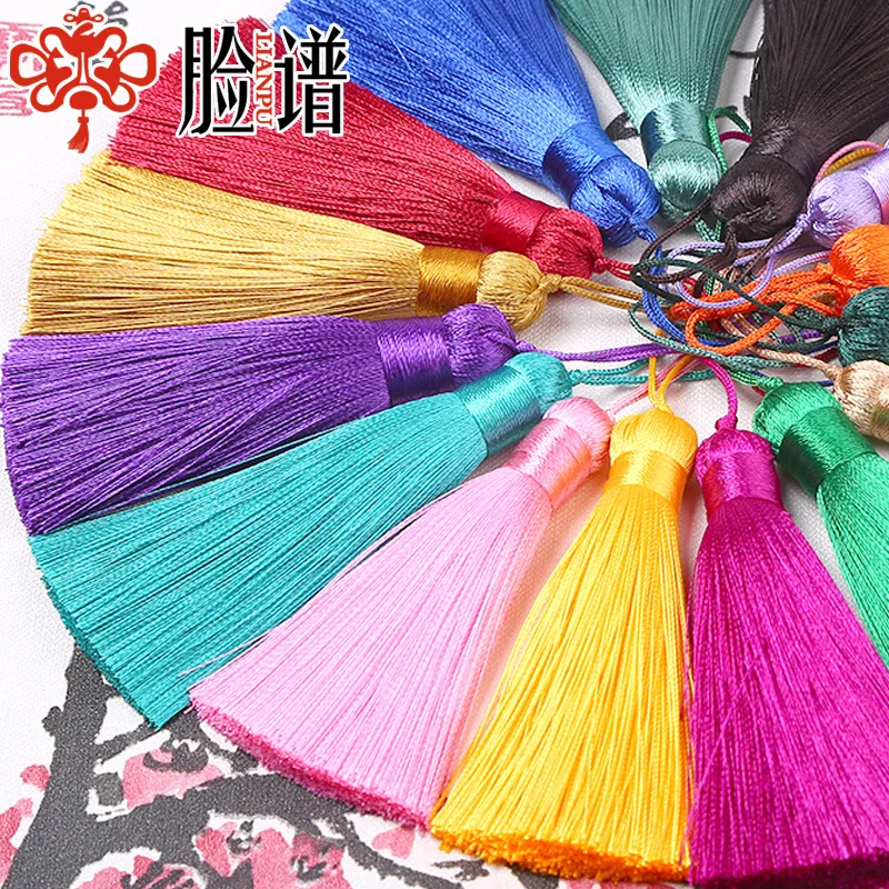32 Colors Handmade Mix Color Fashion 8cm Colorful Decorative Polyester Tassel Bag Accessories Fringe