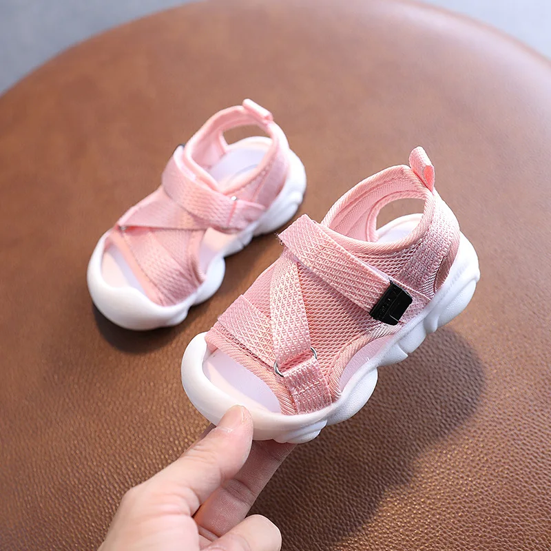 Infant Baby Girl Boy Soft Open Toe Sandals Summer Outdoor Casual Beach Shoes Anti Slip Flat Shoes First Walkers