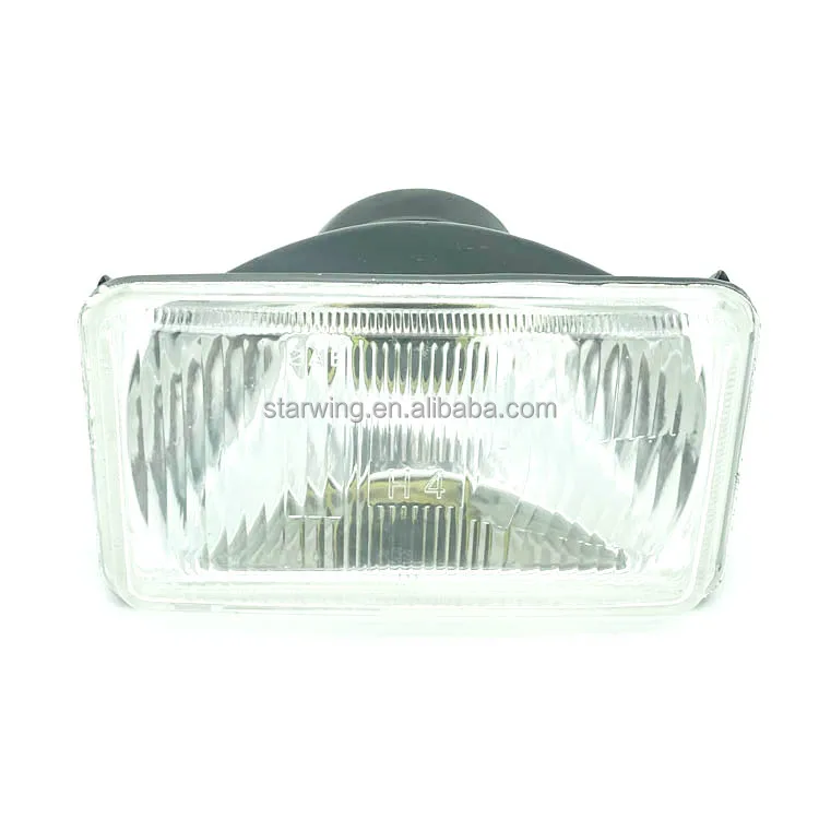 new arrival semi sealed beam headlight metal 5 inch square 4x6 inch used halogen h4 /led h4 for nissan truck lights