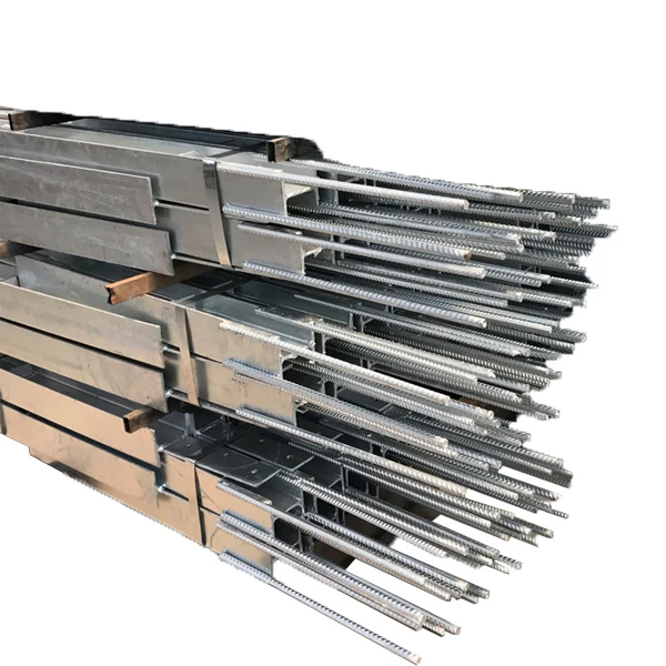 nice quality factory sales directly hot dip galvanized h post welded rebar Retaining wall column 100H beam