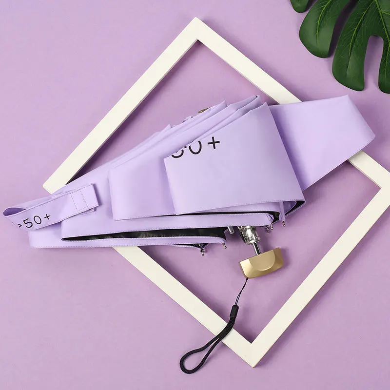 BSBH Custom Logo Travel Capsule Umbrella Mini Compact Double Small Umbrella Mini 5 Folding Mini Umbrella Pocket Portable