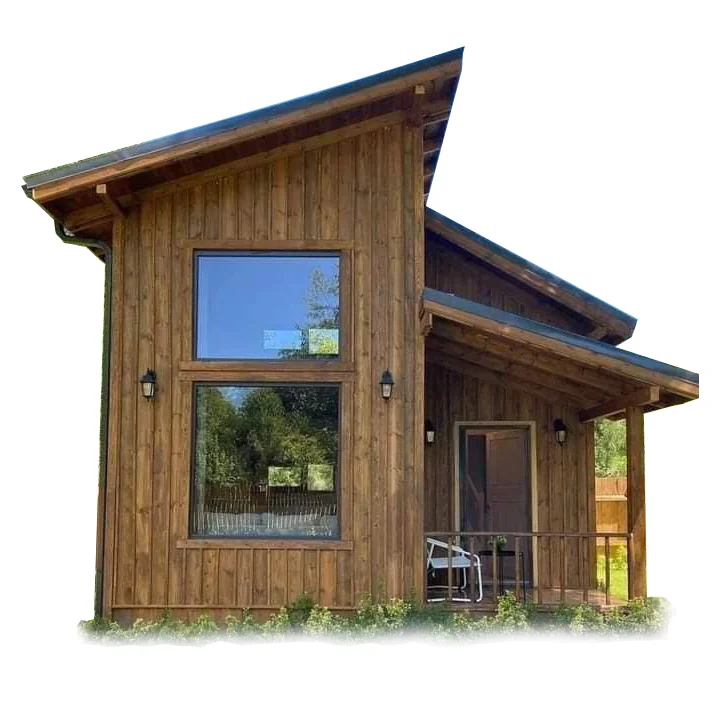 The new listing house wooden Light Steel Modular Mobile ready made wooden house Prefabricated Prefab Houses