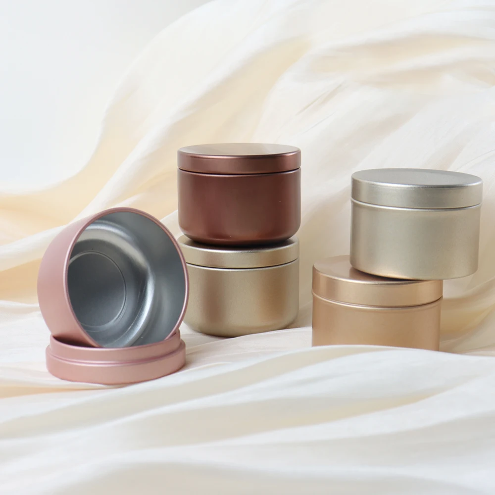 Custom Empty Private Label Metal Ointment Tin 30g 50g 100g 120g 150g 200g Flat Cosmetic Aluminum Jar