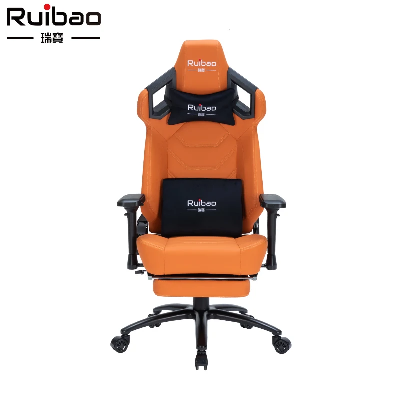 Luxury Racing Gaming Gamer Computer Chair pu Leather Racing Gaming Chair with Footrest