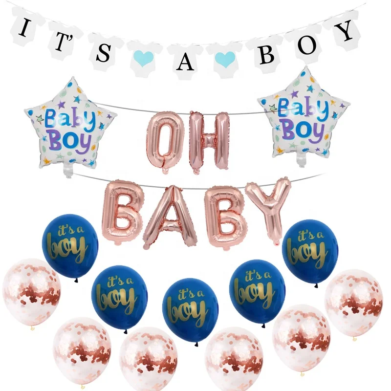 12 Inches Latex Balloons Pink and White Balloons Helium Balloons Birthday Girl Oh Baby Shower Party Decoration