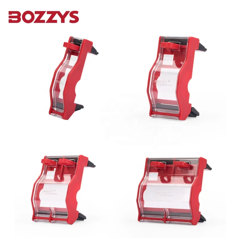 Transparent circuit breaker switch lockout cover fixed with industrial glue Suitable for miniature circuit breaker lockout