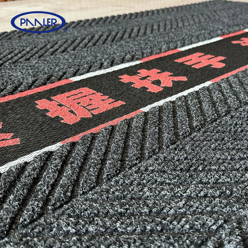 Wholesale Durable Office Hotel Elevator Customized Printing Logo Anti-slip Rugs Doormat Floor Matting Door Flooring Mat