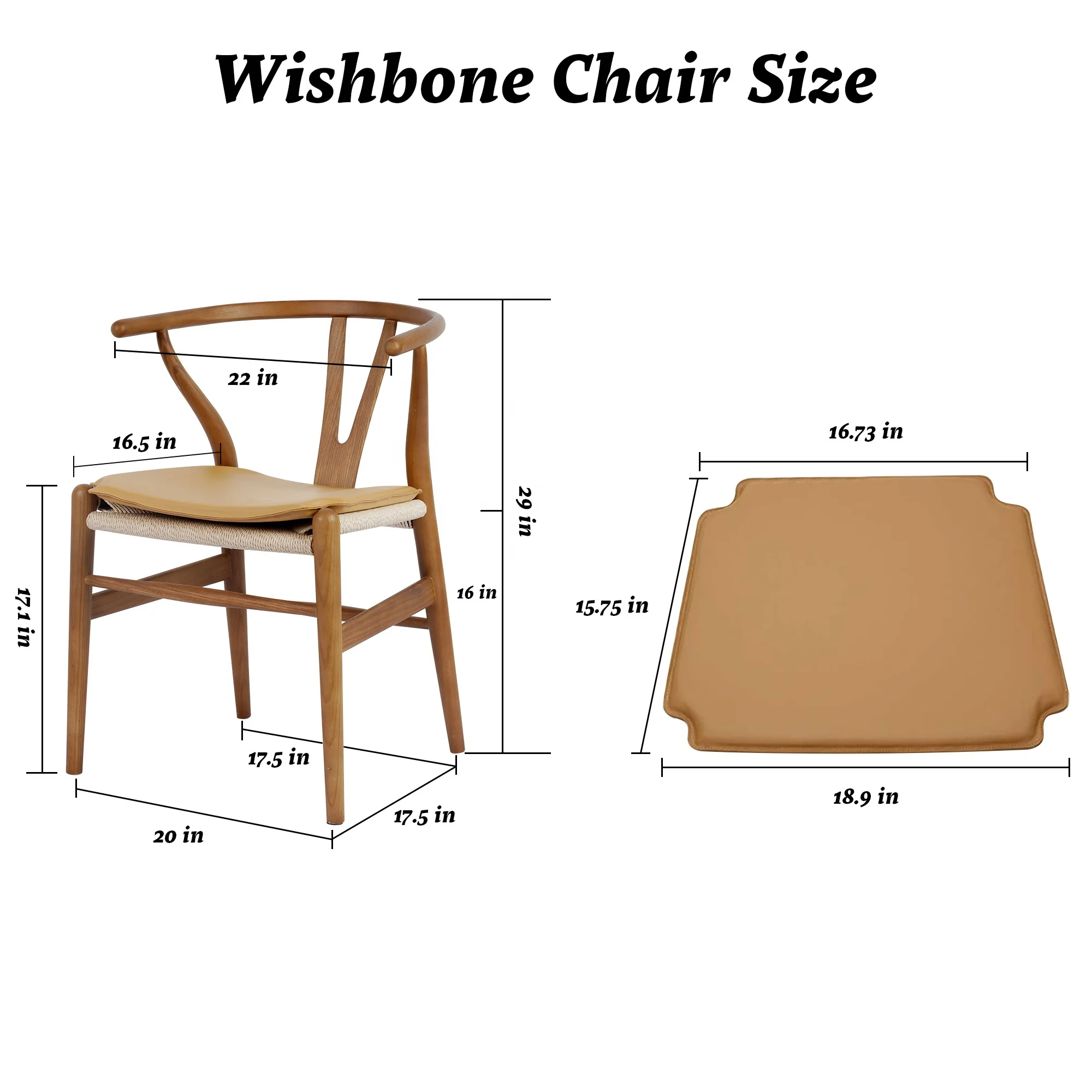 Silla Diningfurniture Ash or Beech Hans Wegner Danish Dinning Room Chair Wishbone Chair Wood Nordic Solid Home Furniture Modern