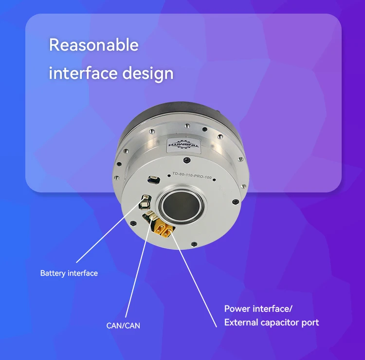 Brake Model 750W Robot Joint Motor bldc Driver Hollow Shaft Actuator Motor Suit for Rehabilitation Exoskeleton Robot