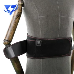 Custom Battery Rechargeable Ems Heat Waist Belt Electric Massage Belt With Heat
