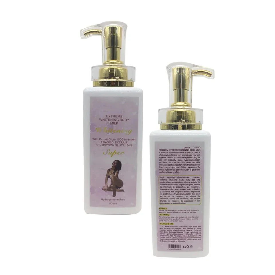 OEM Private Label Extreme Whitening Body Lotion Milk With Extrait Gluta 150G  Body Cream White VITAMIN E Songyi Mushroom
