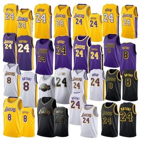 Оптовая продажа, Мужская баскетбольная майка Nbaing лучшего качества #24 Bryant #23 #6 #30 карри для 32 команд, новый сезон 2024