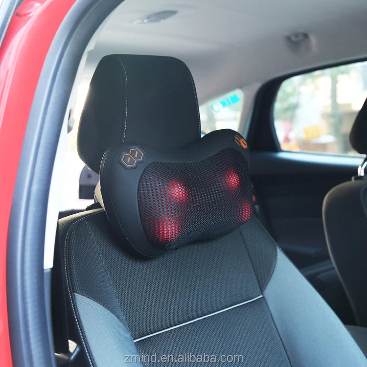 online shop hot selling electric massage pillow with heating wireless back massager pillow shiatsu heat