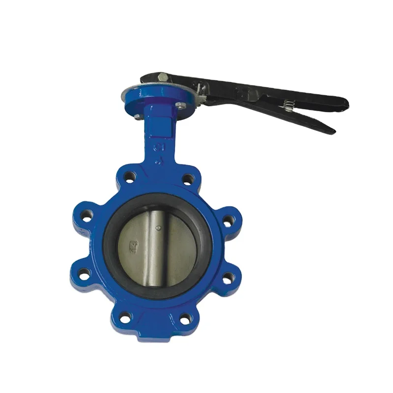 Soft seal wafer lug type butterfly valve