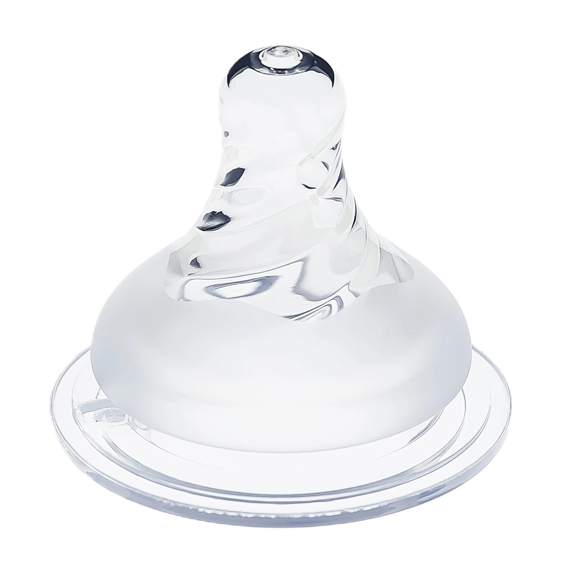 BPA Free Silicone wide-caliber frosted screw teat  baby Feeding baby nipple