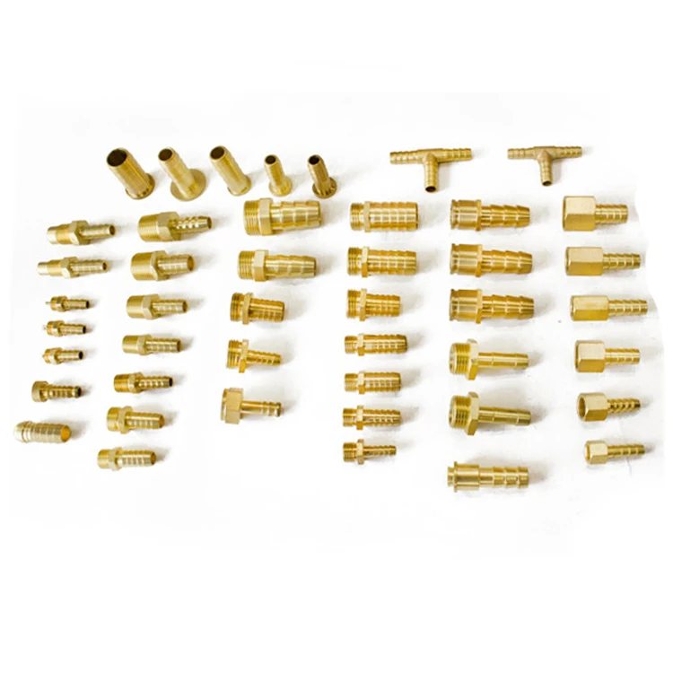 Компрессионный латунный штуцер 3/8 дюйма 1/2 дюйма 3/4 дюйма, штуцер, соединители для шланга, счетчика газа, воздуха и воды, фитинги, соединитель, переходник для водопроводной трубы