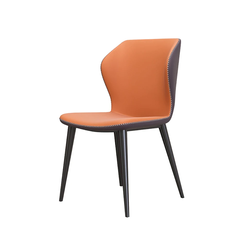 Modern Style Upholstered Metal Legs Office 2021 Hot Sale Nordic Office Fashionable Restaurant Dining New Factory Price Chairs