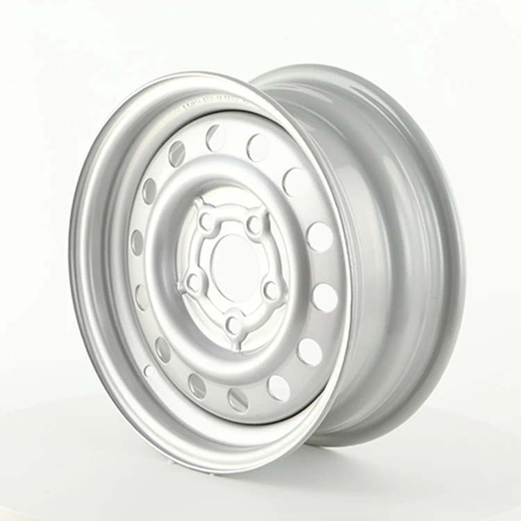 Passenger car wheels 14 inch 5Jx14 5x112 light truck rims steel trailer wheel rims for sale