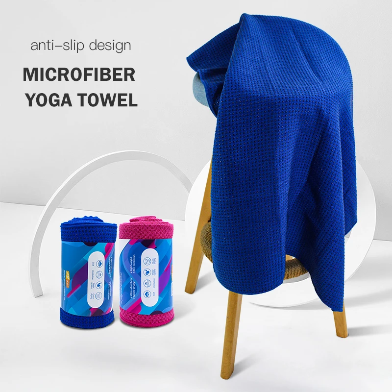 Custom Beach gym towel yoga sports microfiber towels wholesale non slip printed yoga towel with custom logo