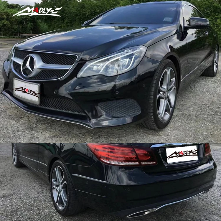 Безумно W207 обвесы для MERCEDES BENZ E-CLASS купе 2009-2013 Обновление до 2014-2017 стиль