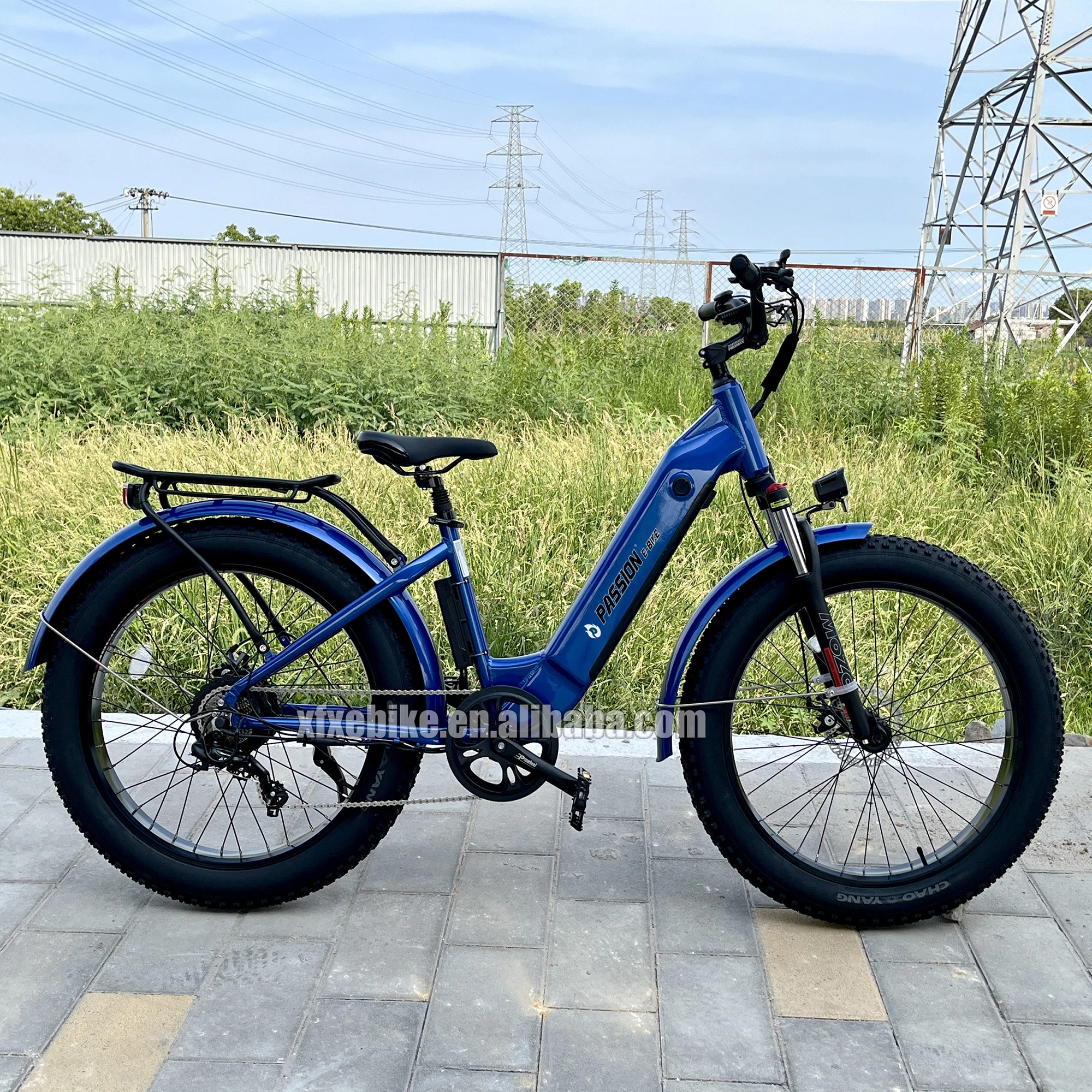 Step Through E Bike Fat Tire Electric Bikes 1000w Fast Shipping 20Ah Hidden E-bike Battery 26' Commuter City Bicycle