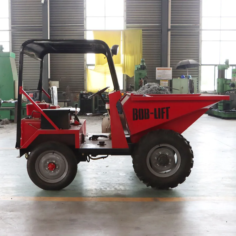 Hot Sale BOB-LIFT Diesel Engine 500Kg/1000Kg/1Ton Loaders Self Loading Dumper Small Electric Start Mini Hydraulic Dumpers Trucks