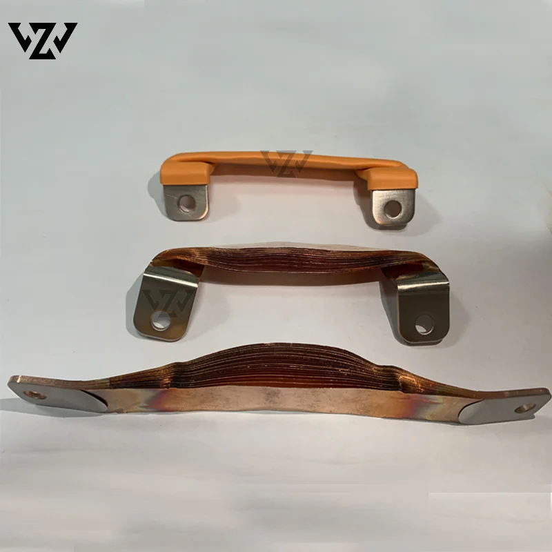 Lithium lipo4 battery Nickel plated Flex Copper Busbars Terminal Connectors for 48v 200ah lithium ion battery