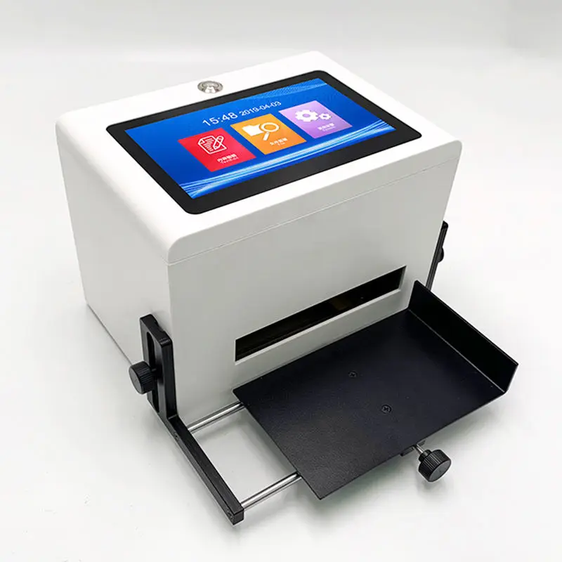 Date Barcode QR Code Small Desktop Touch Screen Intelligence Static Inkjet Printer